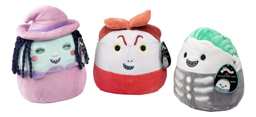 Extraño Mundo De Jack Set De 3 Squishmallows Niños Disney