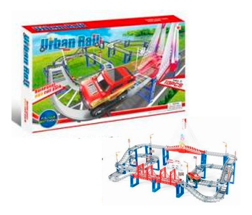 Parque Infantil Super Animado Pista Autos Rally 113 Piezas