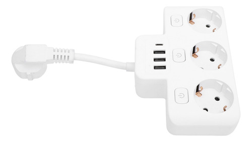 Protector Contra Sobretensiones Power Strip De 3 Vías, Igníf