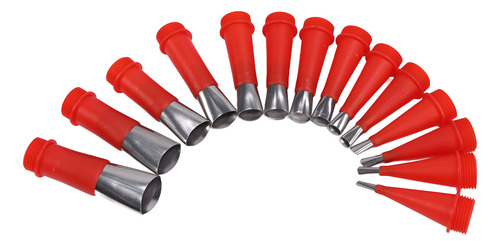 Set De 20 Boquillas De Calafateo Reutilizables De Acero Inox