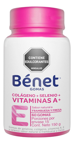 Gomas Benet Colageno + Biotina + Vitamina E X 60und