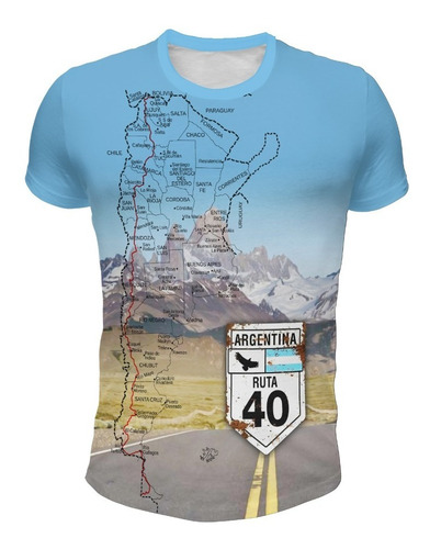 Remera Ruta 40 Mod1 - Full Print