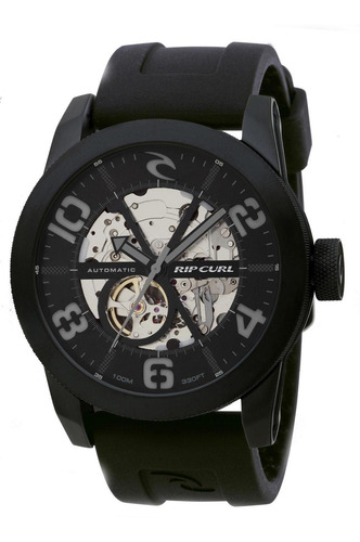 Relogio De Pulso Ripcurl R1 Auto - Preto/preto