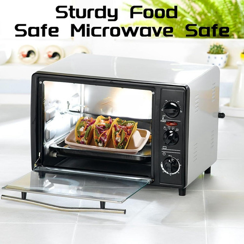 Soporte Para Tacos Desechable Biodegradable De 50 Piezas, 3