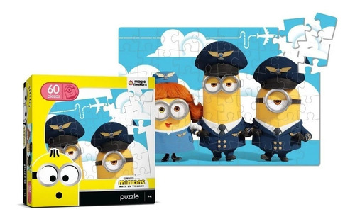 Imagen 2 de 4 de Puzzle 60 Piezas Rompecabezas Minions 2 Pelicula 60 Piezas E