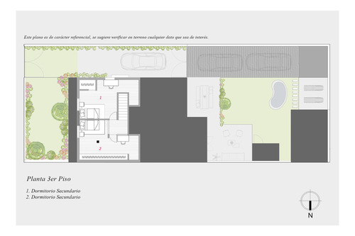 Linda Ley Pereira 3 Pisos. Jardín (casa Ortúzar)