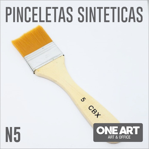 Pinceleta Sintetica Cbx Acrilico Oleo Barnices - N5