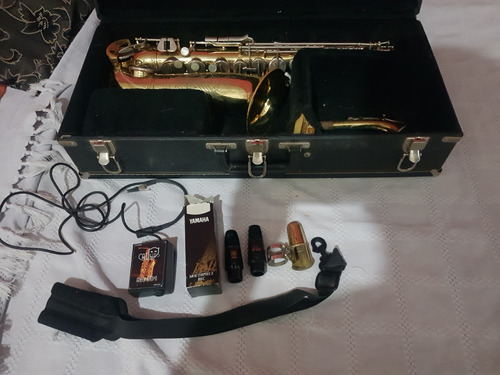 Saxo Alto Evette Mexico+2 Boquillas+estuche Rigido+mic