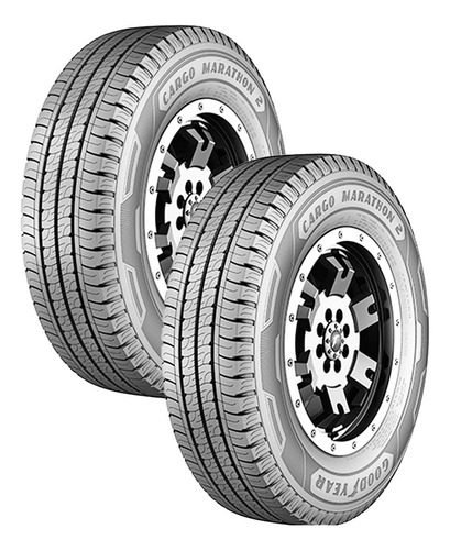 Paq. 2 Llantas 205/75 R16 Goodyear Cargo Marathon 2 113/111q