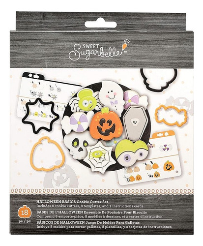 Set Molde Corte Galletas Halloween American Crafts 320119