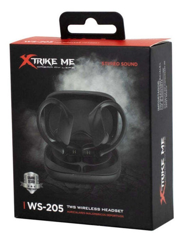 Auricular Xtrike Me Ws-205 Sport Bt Color Negro