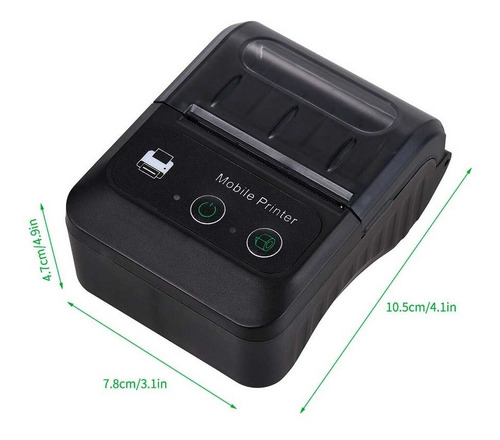 Imagen 2 de 3 de Impresora Termica Portatil Bluetooth Ticket