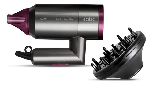 Solac Hair & Go Ionic 180, Secador Plegable