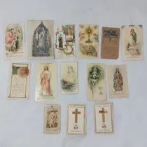 Comprar Antiguas Tarjetas Estampitas Religiosas 1900 Lote Mag 65041
