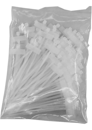 Abraçadeira Nylon Para Identificacao 2,5x200mm Com 100 Peças