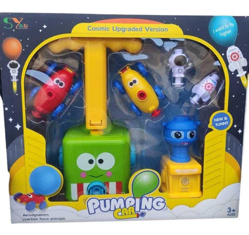 Bombin Lanzador De Auto Y Globos Con Astronauta 0022