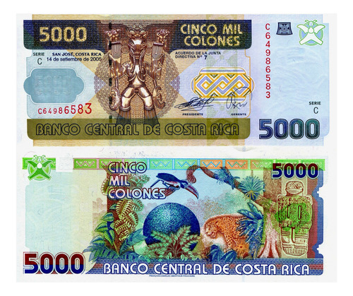 Costa Rica - 5.000 Colones - Año 2005