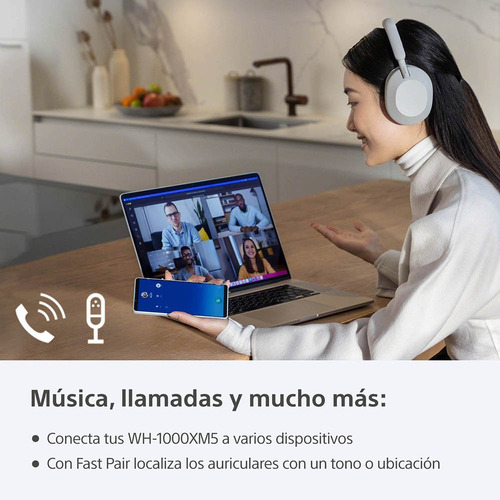 Auriculares Inalámbricos Sony 1000x Series Wh-1000xm5 Negro
