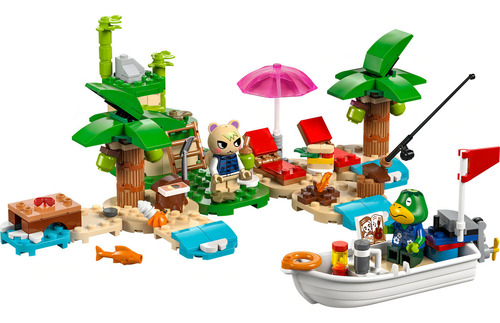Lego Animal Crossing Tour Isleño En La Barca Del Capitán