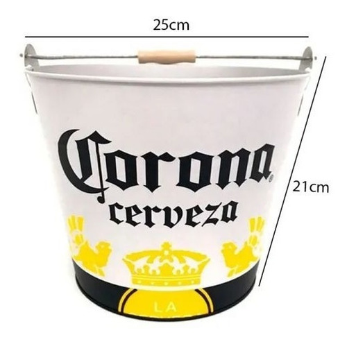 Imagen 2 de 4 de Frapera Balde Corona Con Destapador