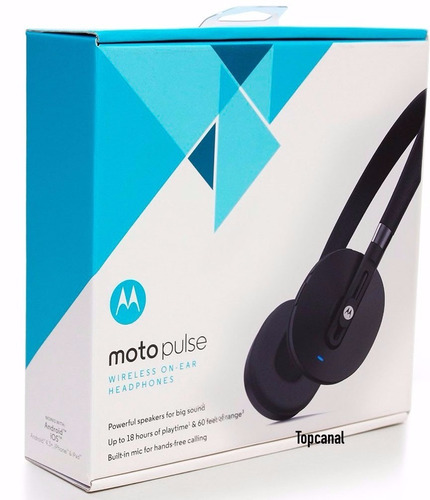 Fone Ouvido Original Motorola Bluetooth Moto Pulse Stereo