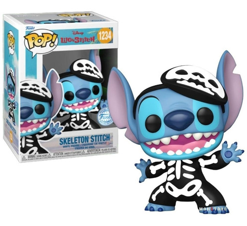 Funko Pop Disney Skeleton  Stitch #1234 Especial Edition