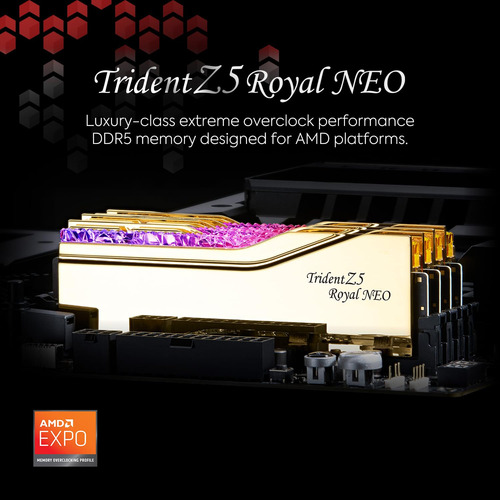 Memoria Ram Ddr5 G.skill Trident Z5 Royal Neo -dorado