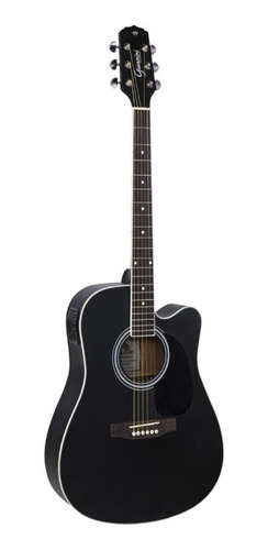 Violão electroacústico Giannini Performance GDC-1 CEQ tilia satin black