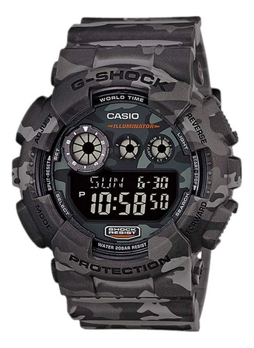 Reloj Casio G Shock Gd-120cm-8cr De Cuarzo Digital Para Homb