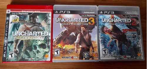 Uncharted - Triologia De Uncharted Para Ps3