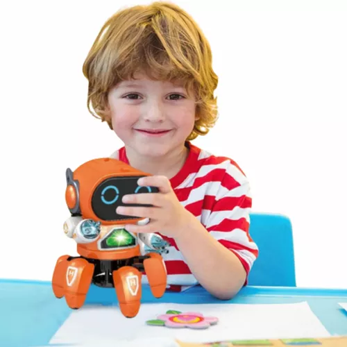 Brinquedo Robô Dança Boneco Robot Aranha Emite Som Luz Led Musica  Movimentos - fungame - Robô - Magazine Luiza