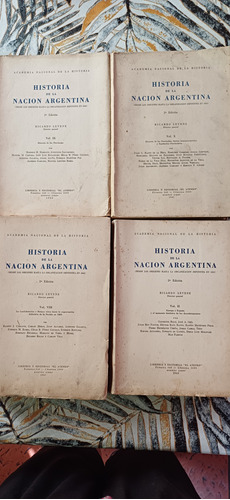 Historia De La Nación Argentina (5 Tomos)