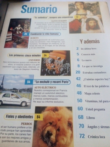 Imagen 2 de 5 de Revista Conozca Más Enero 1998 Santo Sudario