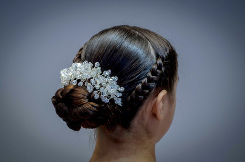 Imagen 5 de 5 de Tiara Tocado Novia Xv Años Comunión Candi Hadas Ceremonia