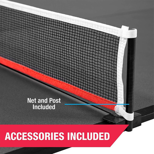 Conversion A Mesa De Ping Pong Md Sports Para Billar Hockey Color Gris