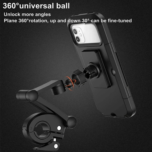 Imagen 4 de 10 de Soporte Para Celular Moto Y Bici 360 Impermeable Resistente