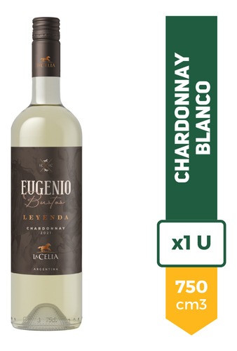 Vino Eugenio Bustos Leyenda Chardonnay Blanco 750ml La Celia