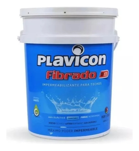 Plavicon Fibrado Impermeabilizante Techo/terraza X 10kg