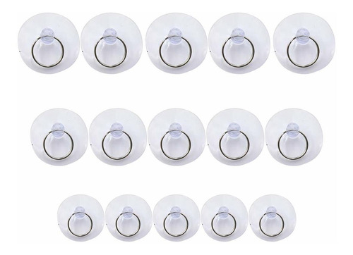 Pcs Suction Cup With Rings Mm Clear Sucker For Window