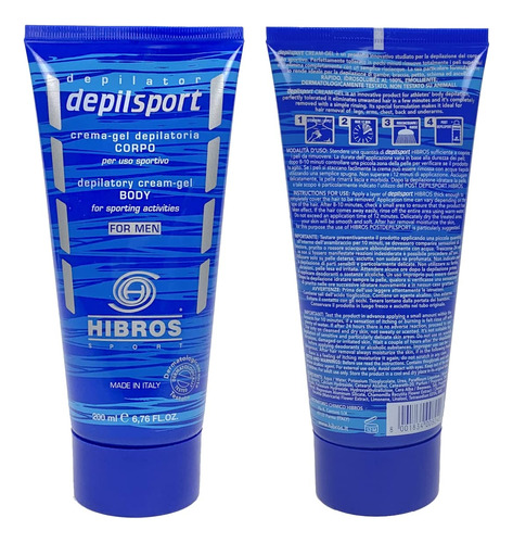 Hibros Sport Depil Cream, 6.8 Fl Oz