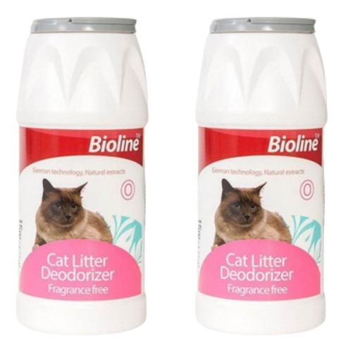 Eliminador De Olores De Areneros Gato Bioline 425 G (2 Unid)