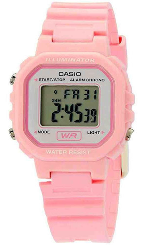 Relógio Feminino Casio Standard Digital Rosa La-20wh-4a1df