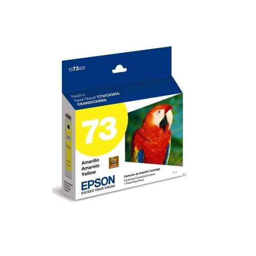 Cartucho Original Epson T073420al Para Epson Stylus Amarillo