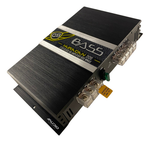 Amplificador 2 Canales Para Medios Huracan2120 Dbbass Color Negro