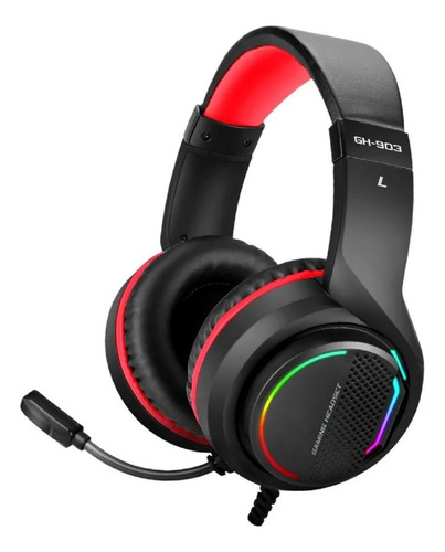 Auricular Gamer Con Cable Usb Pc Xbox Ps4 Microfono Ajustabl