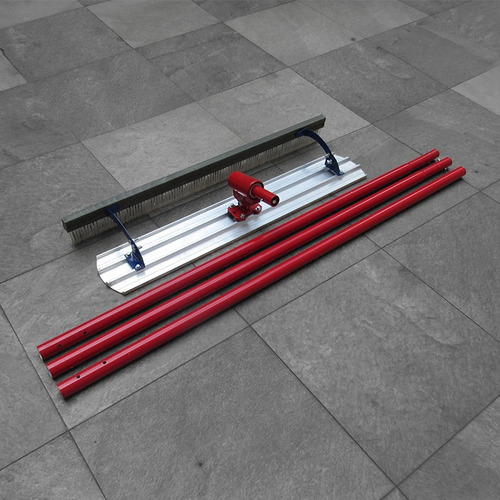 Platacho De Aleación De Aluminio Y Magnesio+escobillón 1,5m
