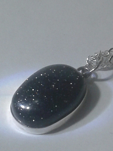 347 Se Vende Piedra De Lluvia De Plata Montada En Plata Ley