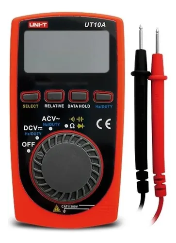Tester Multimetro Digital Unit Ut10a Autorrango