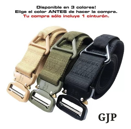 Cinturón Táctico Gjp Militar Correa De Cintura 125cm  Unisex