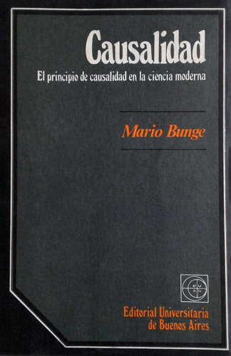 Libro Causalidad Mario Bunge 